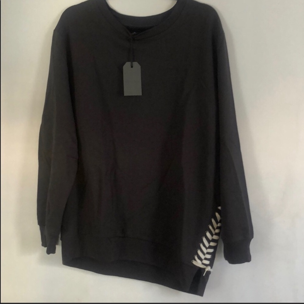 All saints KIM SWEAT lace Asymmetric design